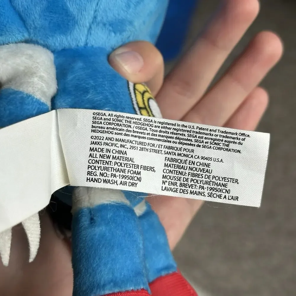 Jakks Pacific Classic Metal Sonic The Hedgehog Plush 8